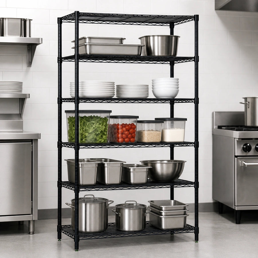 Five Shelves Included