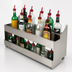 Thumbnail image #3 for Advance Tabco Underbar Basics™ Heavy Duty Double-Tier Stainless Steel Speed Rail, 42 Inch, 22-24 Bottle Capacity