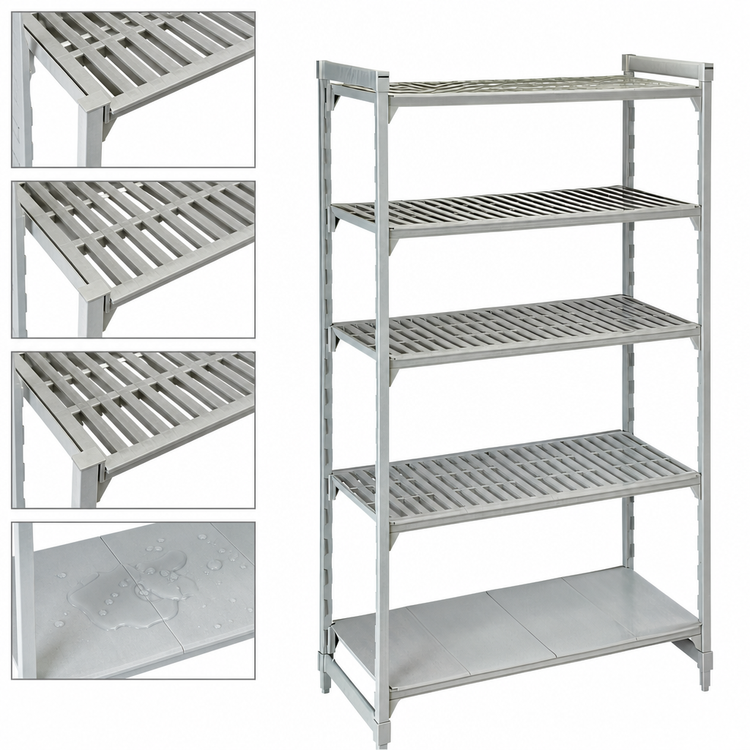 Product image #4 for Camshelving Premium 72-Inch Wide x 18-Inch Deep x 84-Inch High 5-Shelf Vented and Solid Stationary Starter Unit