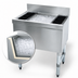 Thumbnail image #3 for Advance Tabco Underbar Basics 36-Inch Wide Non-Cold Plate Bar Ice Bin with 12-Inch Deep Chest