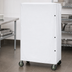 Thumbnail image #3 for Quantum 18 x 60 x 63 Inch White 400 Denier Nylon Wire Cart Cover with Velcro Flap