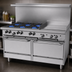 Thumbnail image #3 for Garland G Starfire Pro 60-Inch Gas Restaurant Range with 6 Open Burners, 24-Inch Griddle and 2 Standard Ovens