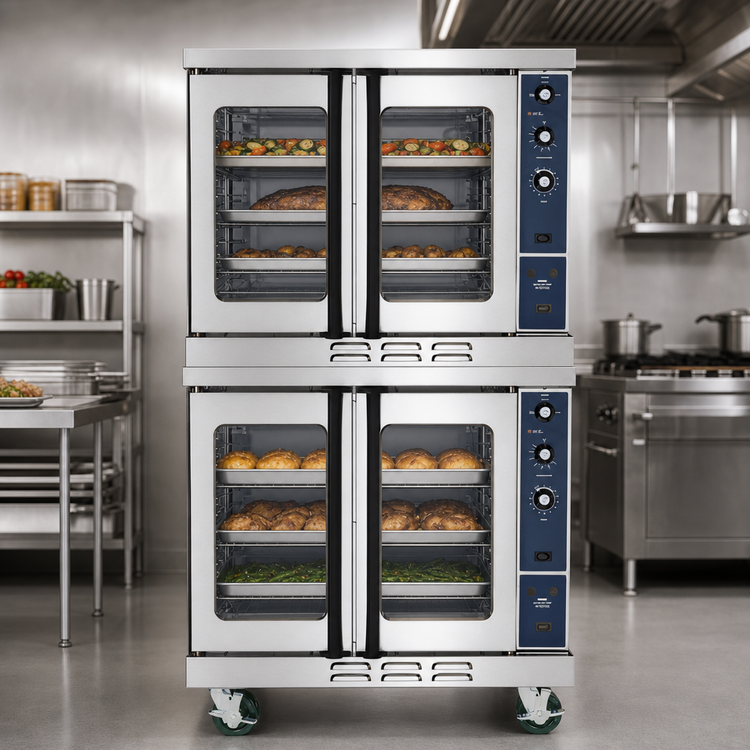 Product image #3 for Duke 613Q-E2XX Double-Deck Electric Full-Size Convection Oven