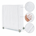 Thumbnail image #3 for Metro Waterproof Vinyl-Nylon Coated Cart Cover for 36 x 18 x 62 Inch Queen Mary/Banquet Carts