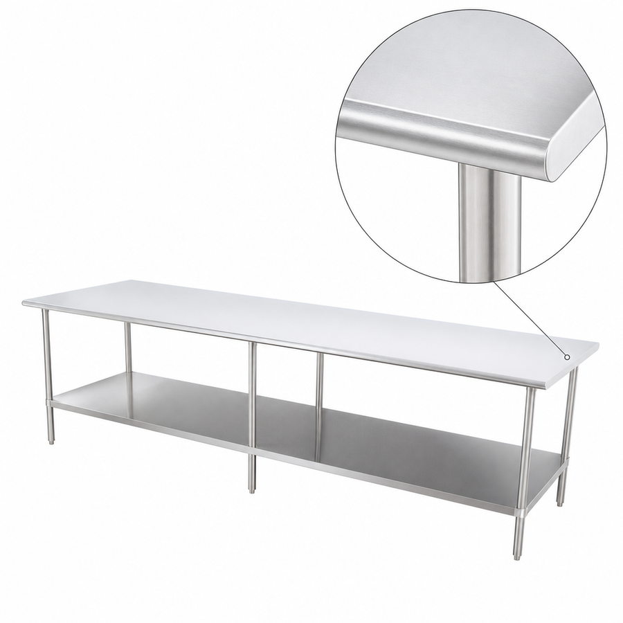 Reinforced Stainless Steel Top