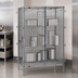 Thumbnail image #3 for Eagle Group QuadTruss Stationary Open Wire Security Cage, 63-1/4 x 27-1/4 x 67 Inch, Chrome-Plated