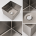 Thumbnail image #3 for Eagle Group Seamless Welded-In Fabricated Straight Wall Sink, 1 Compartment, 14 x 16 x 8 Inches, 304 Stainless Steel