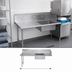 Thumbnail image #3 for John Boos Pro-Bowl Straight Soiled Dishtable with 20 x 20 x 8 Pre-Rinse Bowl, 120 Inch Left-to-Right, 14 Gauge 300 Series Stainless Steel