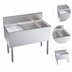 Thumbnail image #3 for Krowne Royal Series 38-Inch Stainless Steel Underbar Speed Multi Station with 30-Inch Left Ice Bin and Insulated Bottle Well