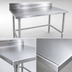 Thumbnail image #3 for John Boos Stallion 84-Inch x 24-Inch Stainless Steel Work Table with 5-Inch Backsplash