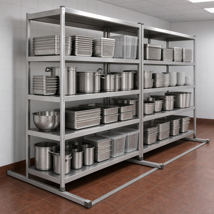 Product image #3 for Eagle Group Floor-Trak Double-Deep Floor Track Kit, 22-Foot Long