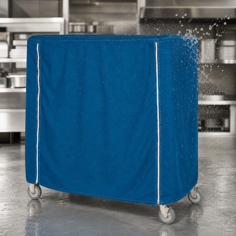 Product image #3 for Metro Waterproof Queen Mary & Banquet Cart Cover, 60 x 21 x 54 Inches, Mariner Blue