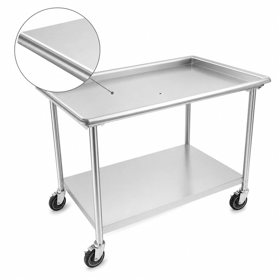 16-Gauge Stainless Steel Top
