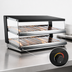 Thumbnail image #3 for Omcan Heated Countertop Pass-Through Hot Food Display Station, 4.87 Cu. Ft., 120V