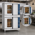 Thumbnail image #3 for Duke 613-G2V Double Deck Full-Size Gas Convection Oven with Stainless Steel Legs