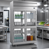 Thumbnail image #3 for Beverage-Air P Series 48.66 Cu. Ft. Two-Section Pass-Thru Freezer with 8 Half-Glass Doors