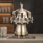 Thumbnail image #3 for Perlick Corporation 4005-4BTF 4-Faucet Glycol-Cooled Countertop Draft Beer Tower, Polished Chrome