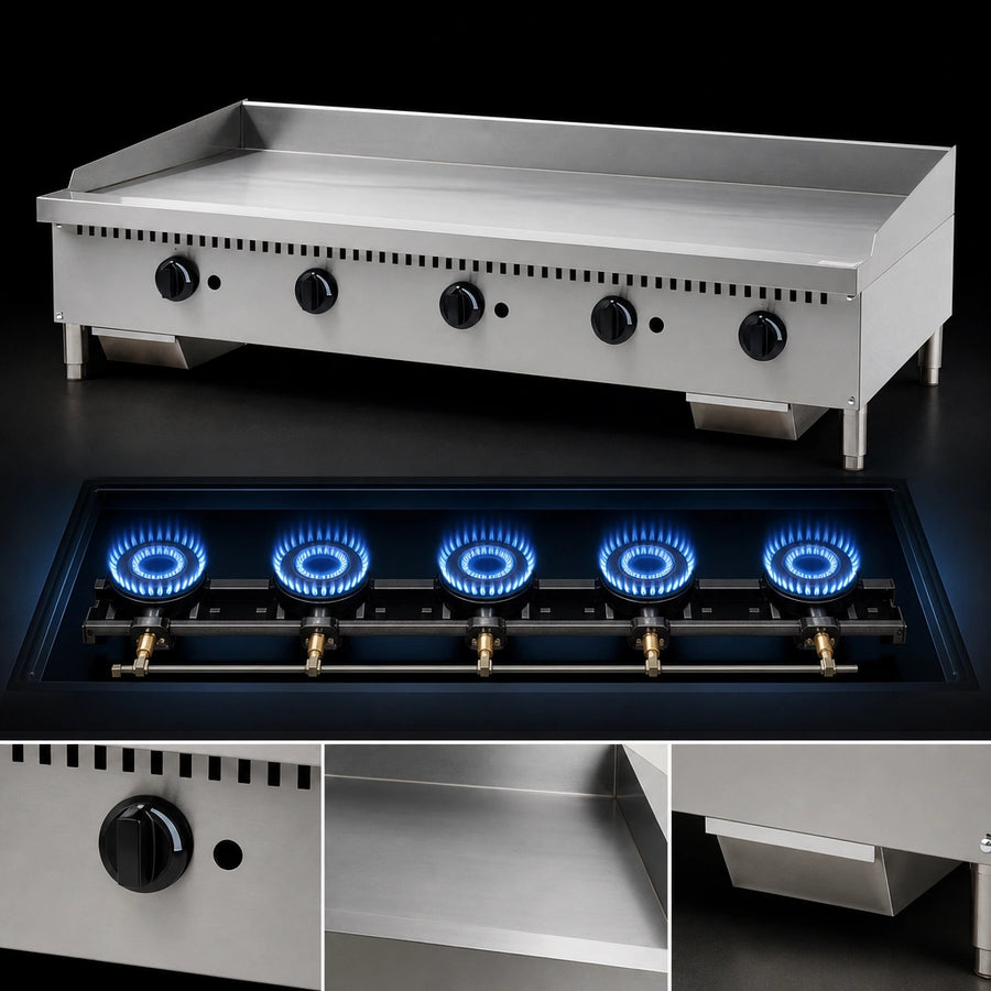 Five High-Output Burners