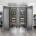 Thumbnail image #3 for Hoshizaki Steelheart Two-Section Roll-In Refrigerator, 78.35 Cu. Ft., Top-Mounted Self-Contained, Solid Hinged Doors, Stainless Steel