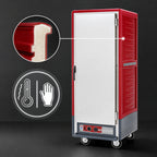 Thumbnail image #3 for Metro C5 Insulation Armour C539-CFS-L Full-Height Mobile Heated Holding and Proofing Cabinet, 35-Pan, Solid Door, Aluminum