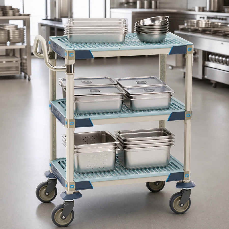 Three-Shelf Open Design