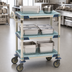 Thumbnail image #3 for MetroMax i 3-Shelf Open-Design Utility Cart, 30 x 18 Inches, 900 lb Capacity