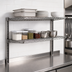 Thumbnail image #3 for Eagle Group 30-Inch x 12-Inch Stainless Steel Wire Cantilever Shelf with 1-Inch Wraparound Ledge