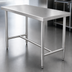 Thumbnail image #3 for Heavy Duty Stainless Steel Work Table with Open H-Frame Base, 84W x 24D x 36H