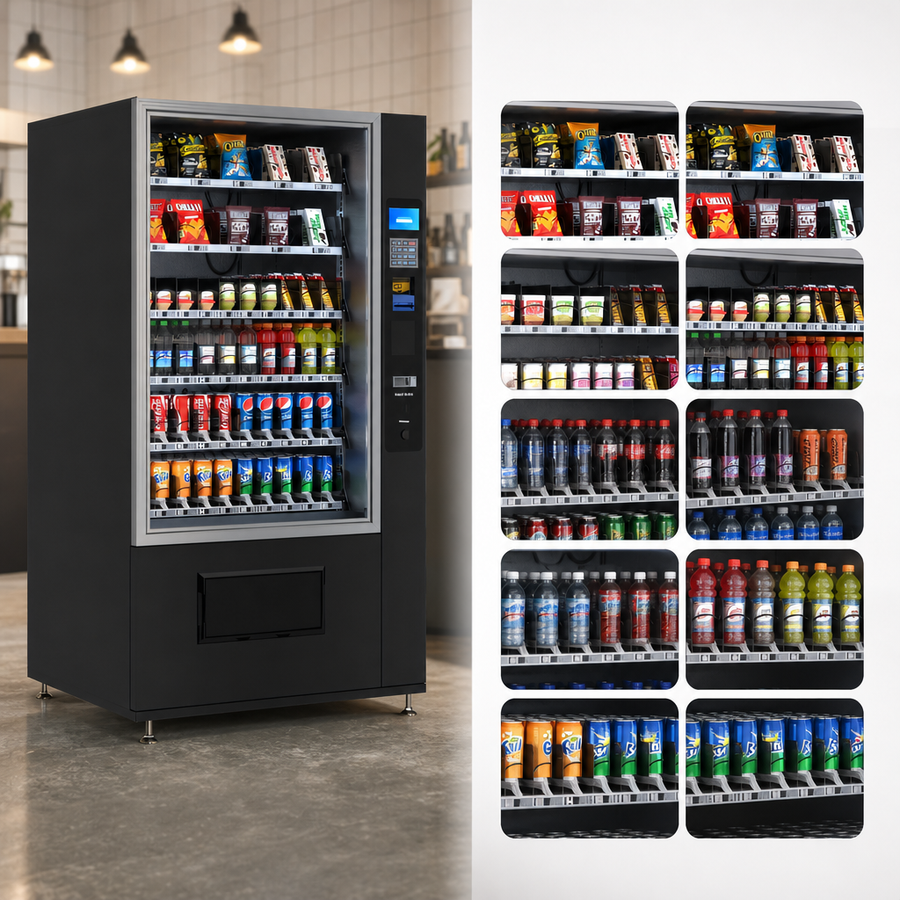 60-Slot Merchandising Capacity