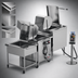 Thumbnail image #3 for Firex ULPCE2-64 Double Basin Electric Cook & Blanche Multicooker with 64 Gallon Capacity Per Basin