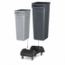 Thumbnail image #4 for Rubbermaid Commercial Products Slim Jim Trash Can Dolly Trolley for 16- and 23-Gallon Containers