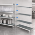 Thumbnail image #3 for Fermostock 4-Tier Polymer Shelving Expansion Kit, 71-Inch High x 64-Inch Wide x 22-Inch Deep, Add-On Unit