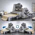 Thumbnail image #4 for BakeMax Countertop Reversible Dough Sheeter, 17 x 67 Inch Conveyor, 110V, 1/2 HP