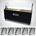Thumbnail image #3 for Advance Tabco Triumph Supreme Portable Electric Hot Food Buffet Table with 5 Sealed Wells and Sneeze Guard