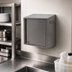 Thumbnail image #3 for Eagle Group Wall-Mounted Chemical Storage Cabinet with Locking Right-Hinged Door, 24 x 15 x 28 Inches, 400 Series Stainless Steel
