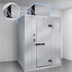 Thumbnail image #3 for Polar-Pak Indoor Walk-In Freezer with Floor, Top-Mounted Self-Contained Refrigeration, 6' x 8' Nominal