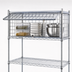 Thumbnail image #3 for Eagle EAGLEbrite Zinc Security Enclosure Kit for Wire Shelving, 24 x 60 Inch, Flip-Up Door