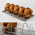 Thumbnail image #4 for 6-Piece Stainless Steel Self-Trussing Chicken Rack with Drip Guard