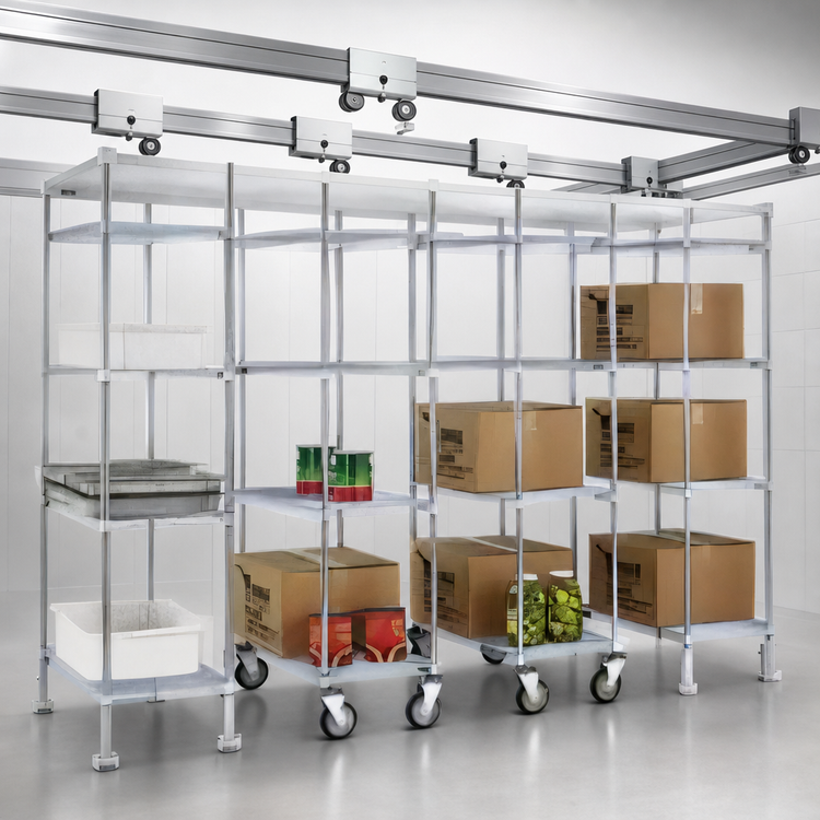 Product image #3 for Master Trak 20 Ft Overhead Track Kit for High-Density Storage System