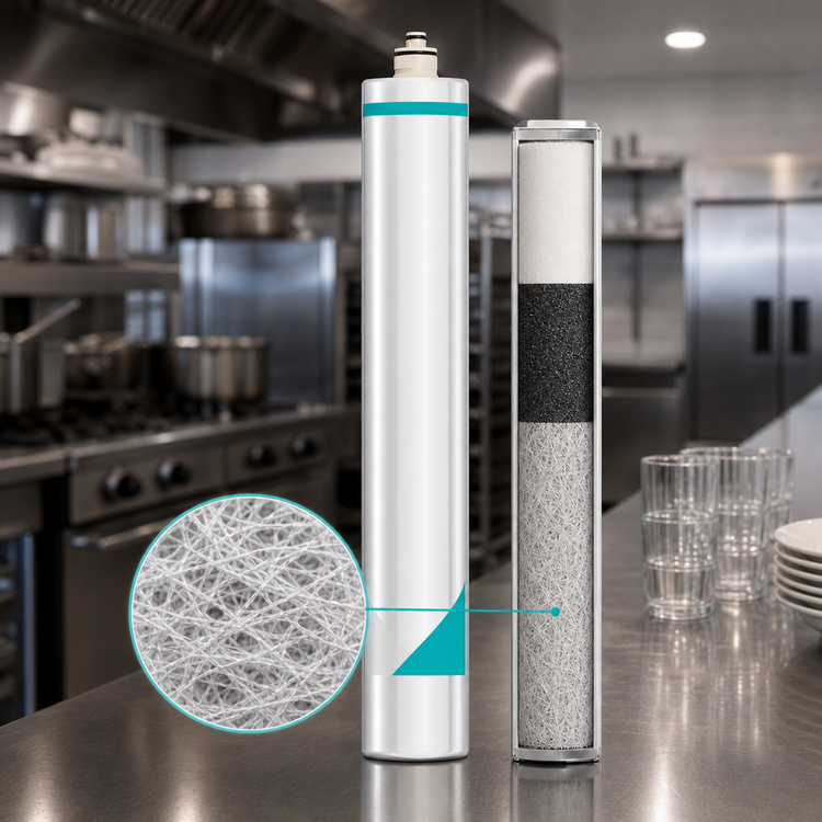 Product image #3 for Everpure 7FC-PS PFOA/PFOS Reduction Water Filter Cartridge, 0.5 Micron, 10,000 Gallons, 1.67 GPM, Pack of 6