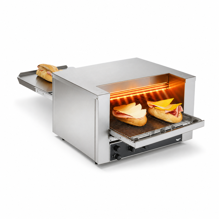 Product image #3 for Vollrath 40-Inch Countertop Conveyor Sandwich Oven, 14.5-Inch Conveyor, Quartz Heating Elements, 240V