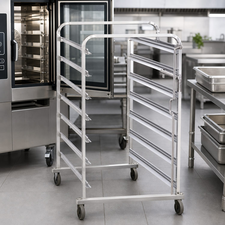 Product image #3 for RATIONAL Mobile Oven Rack for SCC 61/CMP 61 Series, 6-Pan Capacity