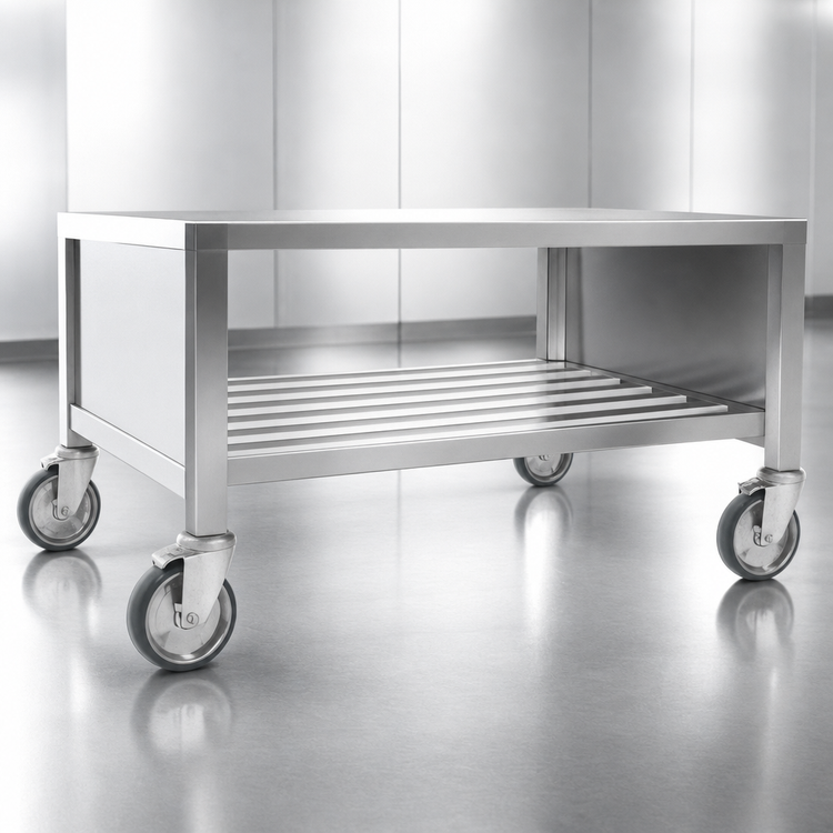 Product image #3 for Eagle Director's Choice 50-Inch Louvered Removable Stainless Steel Undershelf