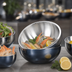 Thumbnail image #3 for American Metalcraft AB8 Angled Double-Wall Stainless Steel Bowl, 54 oz., 8 Inch Diameter