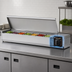 Thumbnail image #4 for Turbo Air E-Line 72-Inch Countertop Salad Table, 9 x 1/4 Size Pan Capacity, Self-Contained Refrigeration