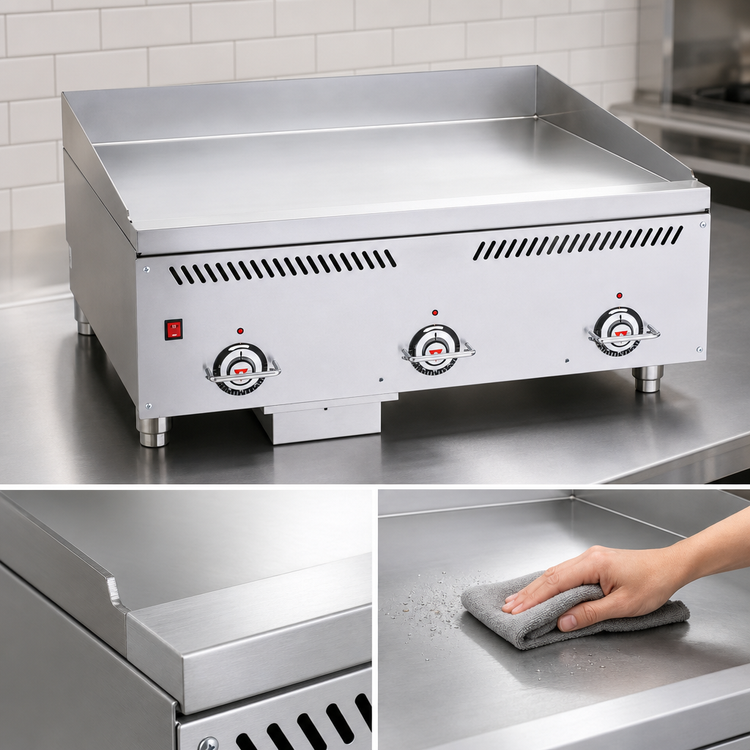 Product image #4 for Vulcan VCCG36-AR 36-Inch Countertop Heavy Duty Gas Griddle with 1-Inch Chrome Plate