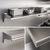 Thumbnail image #3 for Eagle Group 36-Inch x 10-Inch Wall-Mounted Stainless Steel Shelf