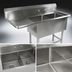 Thumbnail image #3 for John Boos Pro-Bowl 2-Compartment Stainless Steel Sink with Left Drainboard