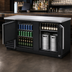 Thumbnail image #3 for True Two-Section 2-Door Back Bar Cooler with Stainless Steel Top, Self-Contained Side-Mounted Refrigeration, 69-1/8 Inch Wide