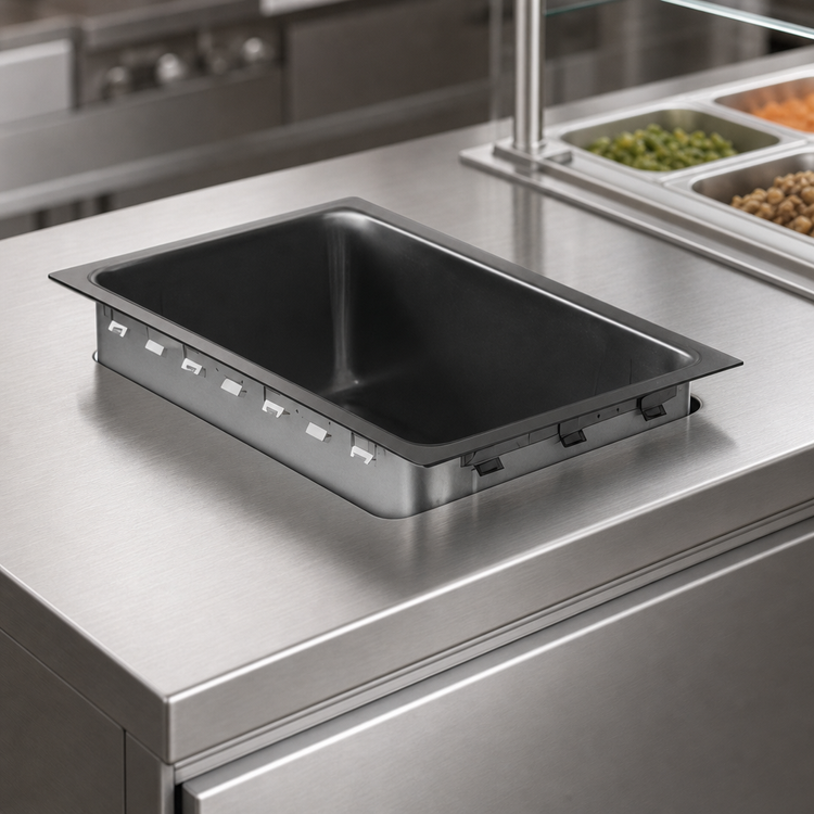 Product image #3 for Eagle Group TM1220FW-240 Drop-In Electric Hot Well Food Warmer, 12 x 20 Pan Opening, 240V